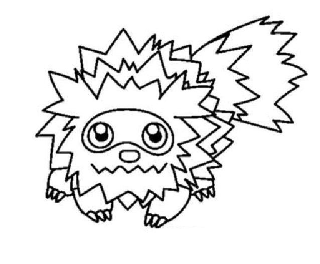 coloriage pokemon zigzaton